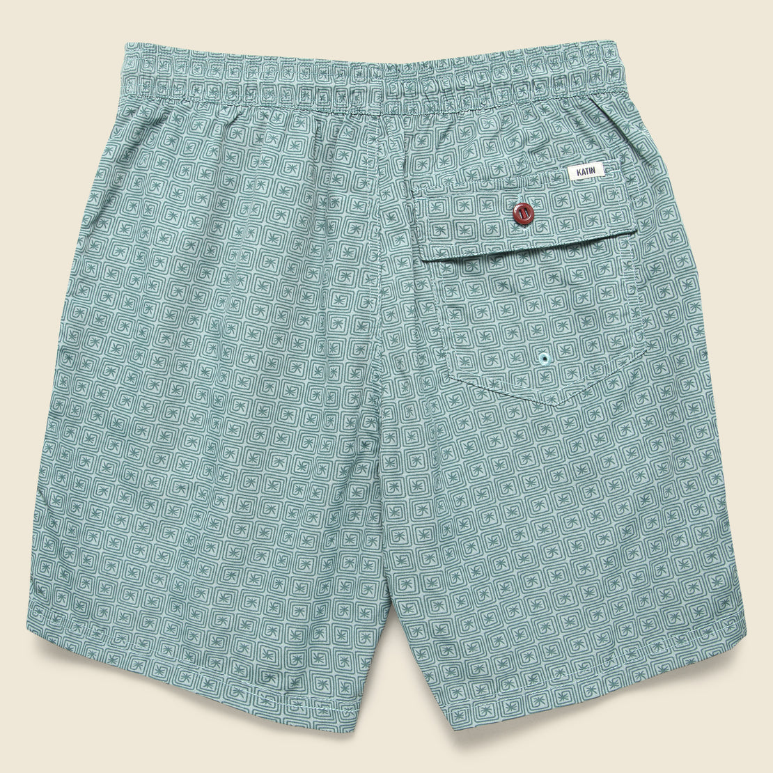 Spiral Volley Swim Trunk - Teal - Katin - STAG Provisions - Shorts - Swim