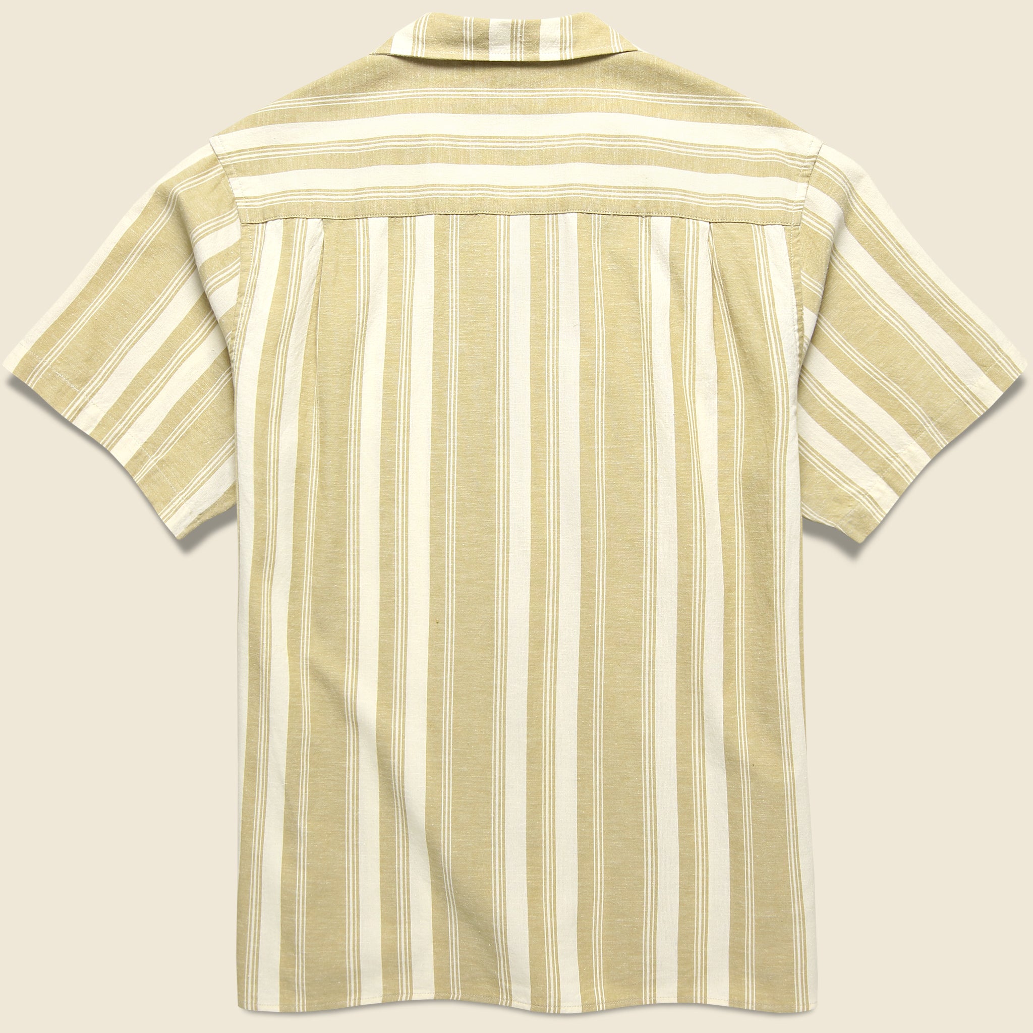 
                          Ian Shirt - Brass - Katin - STAG Provisions - Tops - S/S Woven - Stripe
                        