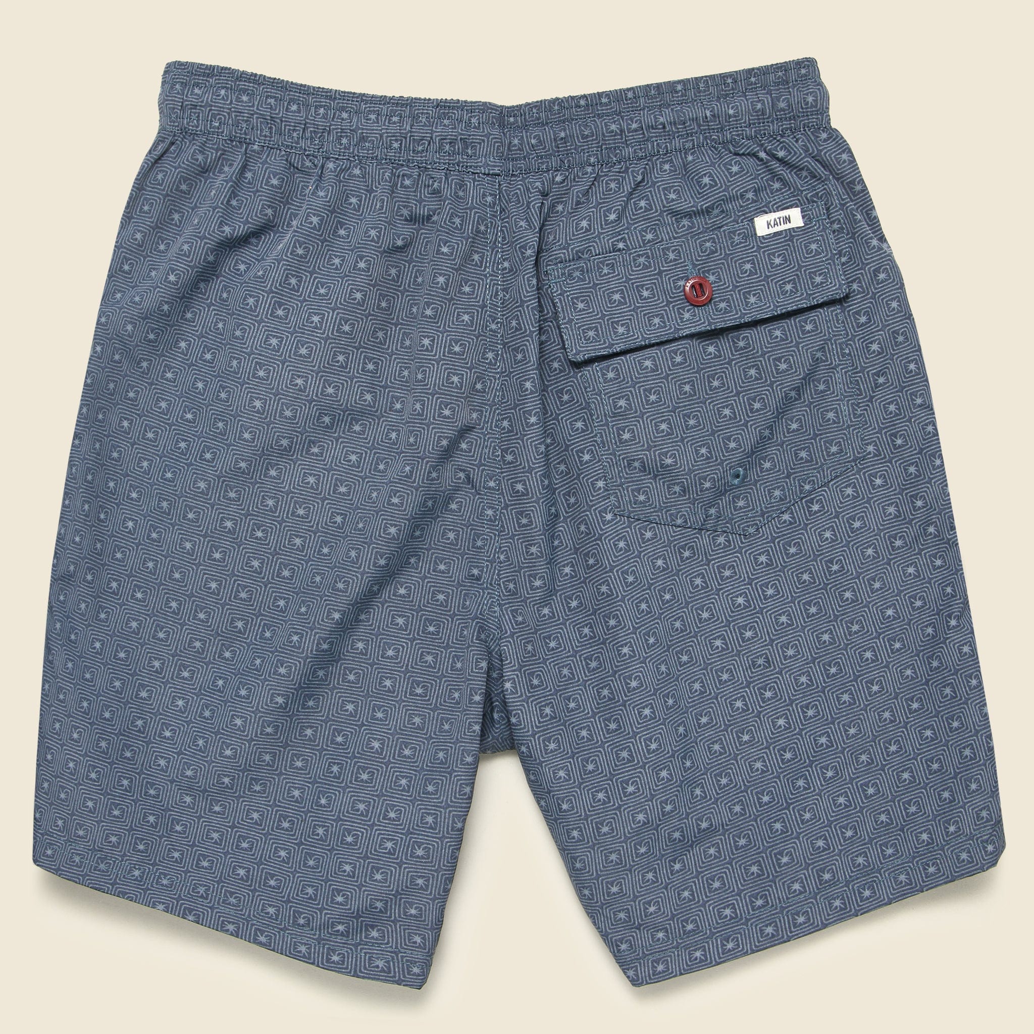 Spiral Volley Swim Trunk - Baltic Blue - Katin - STAG Provisions - Shorts - Swim
