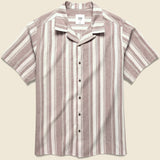 Ian Shirt - Dark Clay - Katin - STAG Provisions - Tops - S/S Woven - Stripe