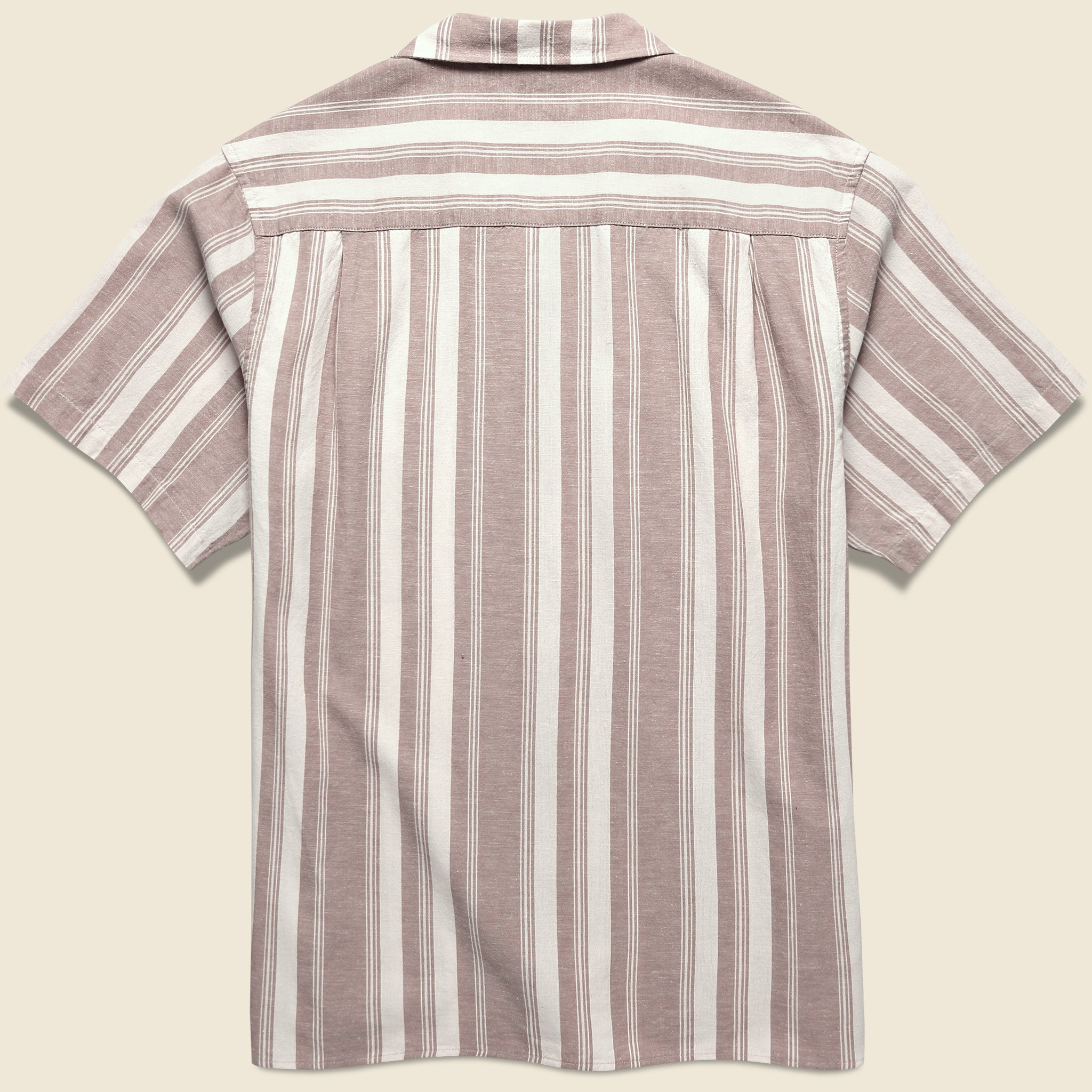 Ian Shirt - Dark Clay - Katin - STAG Provisions - Tops - S/S Woven - Stripe
