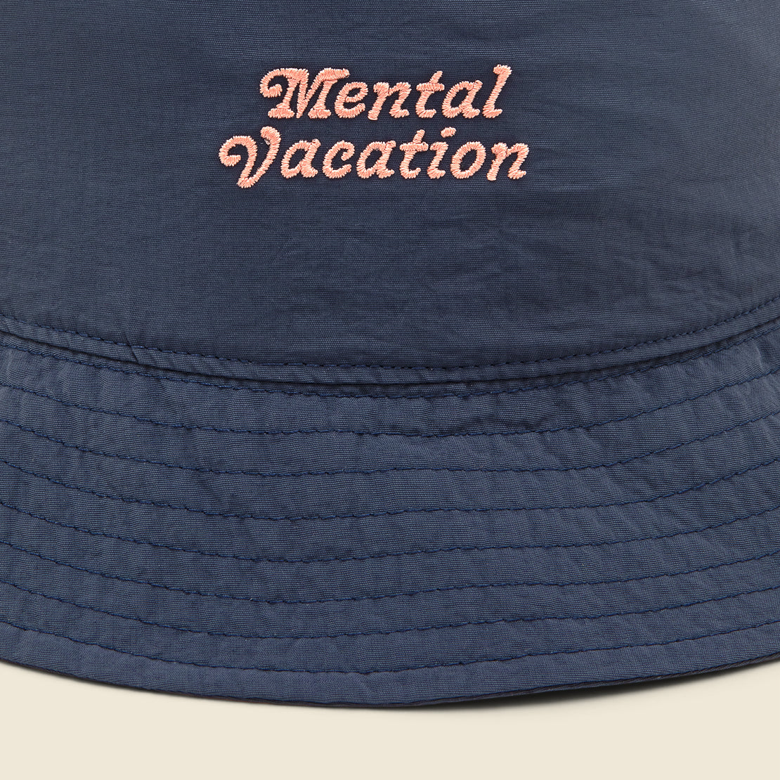 Mental Vacation Bucket Hat - Navy