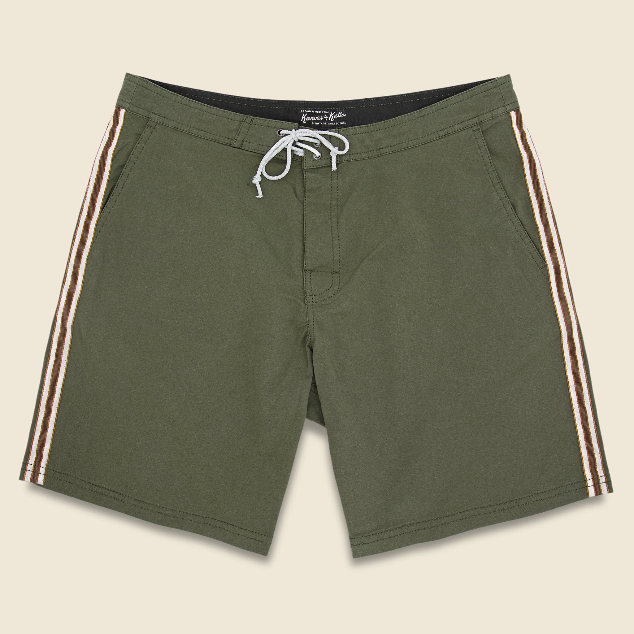 Theo Boardshort - Olive - Katin - STAG Provisions - Shorts - Swim