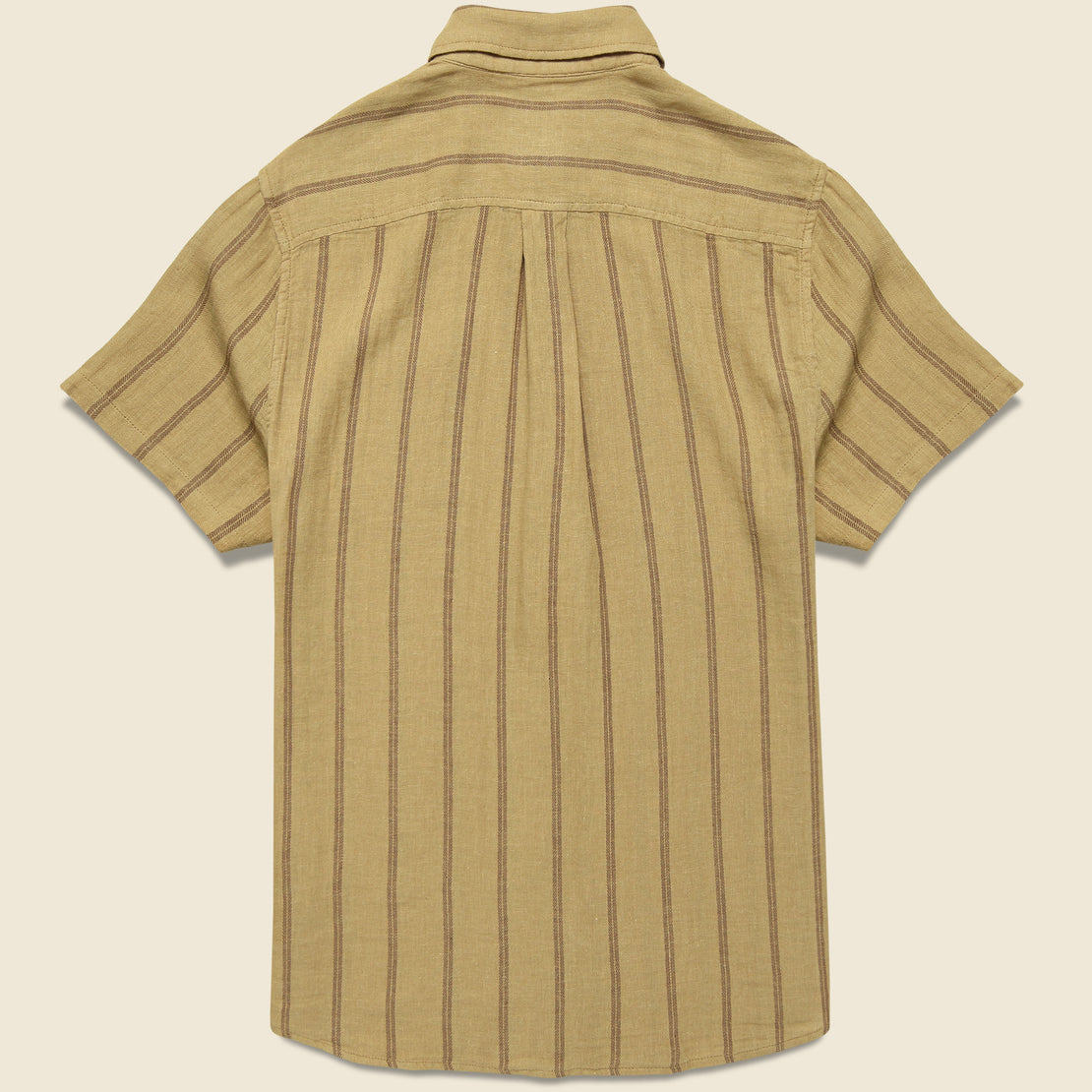 Alan Shirt - Brass - Katin - STAG Provisions - Tops - S/S Woven - Stripe