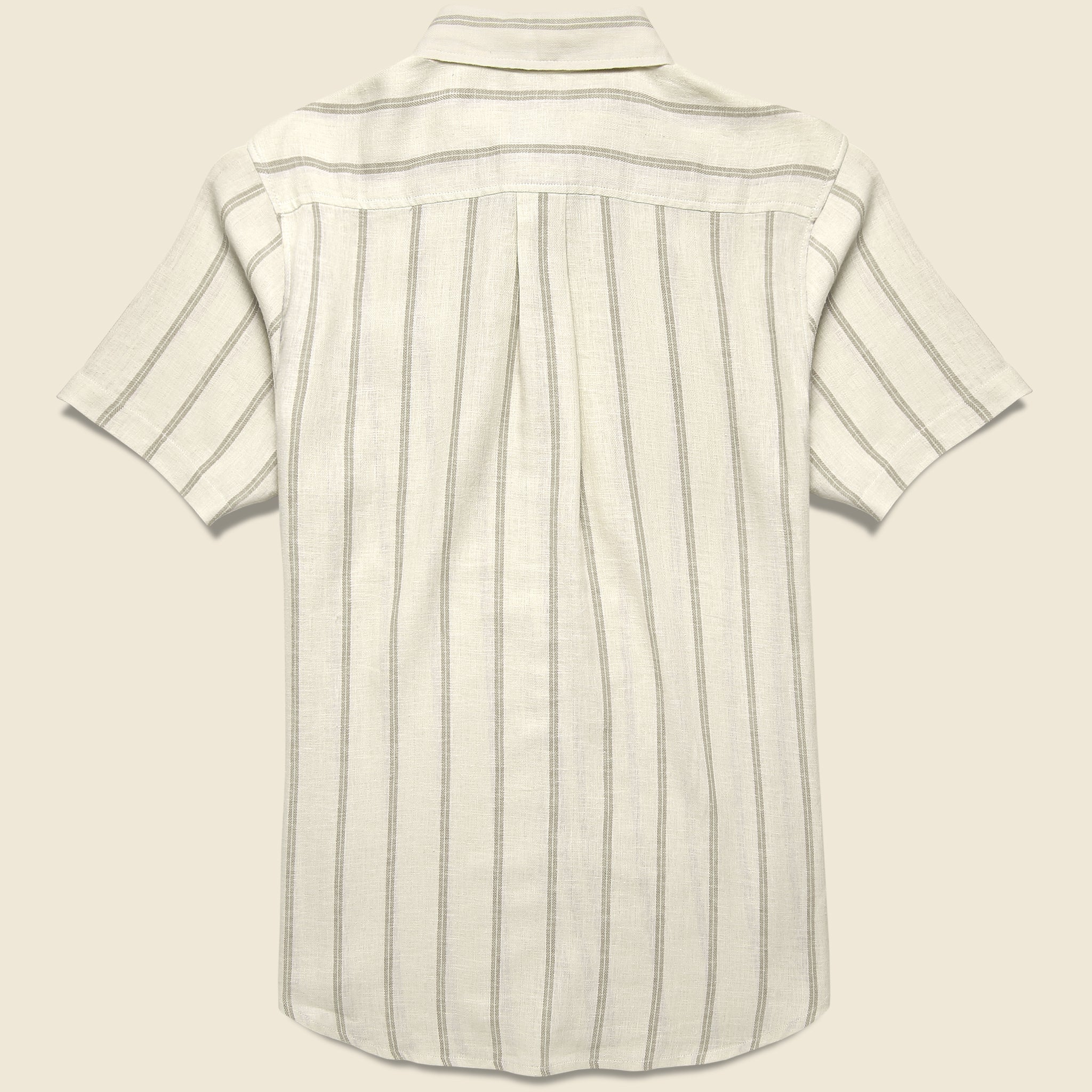 
                          Alan Shirt - Vintage White - Katin - STAG Provisions - Tops - S/S Woven - Stripe
                        