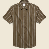 Alan Shirt - Bark - Katin - STAG Provisions - Tops - S/S Woven - Stripe