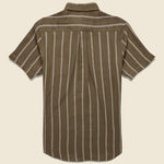 Alan Shirt - Bark - Katin - STAG Provisions - Tops - S/S Woven - Stripe