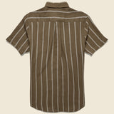 Alan Shirt - Bark - Katin - STAG Provisions - Tops - S/S Woven - Stripe