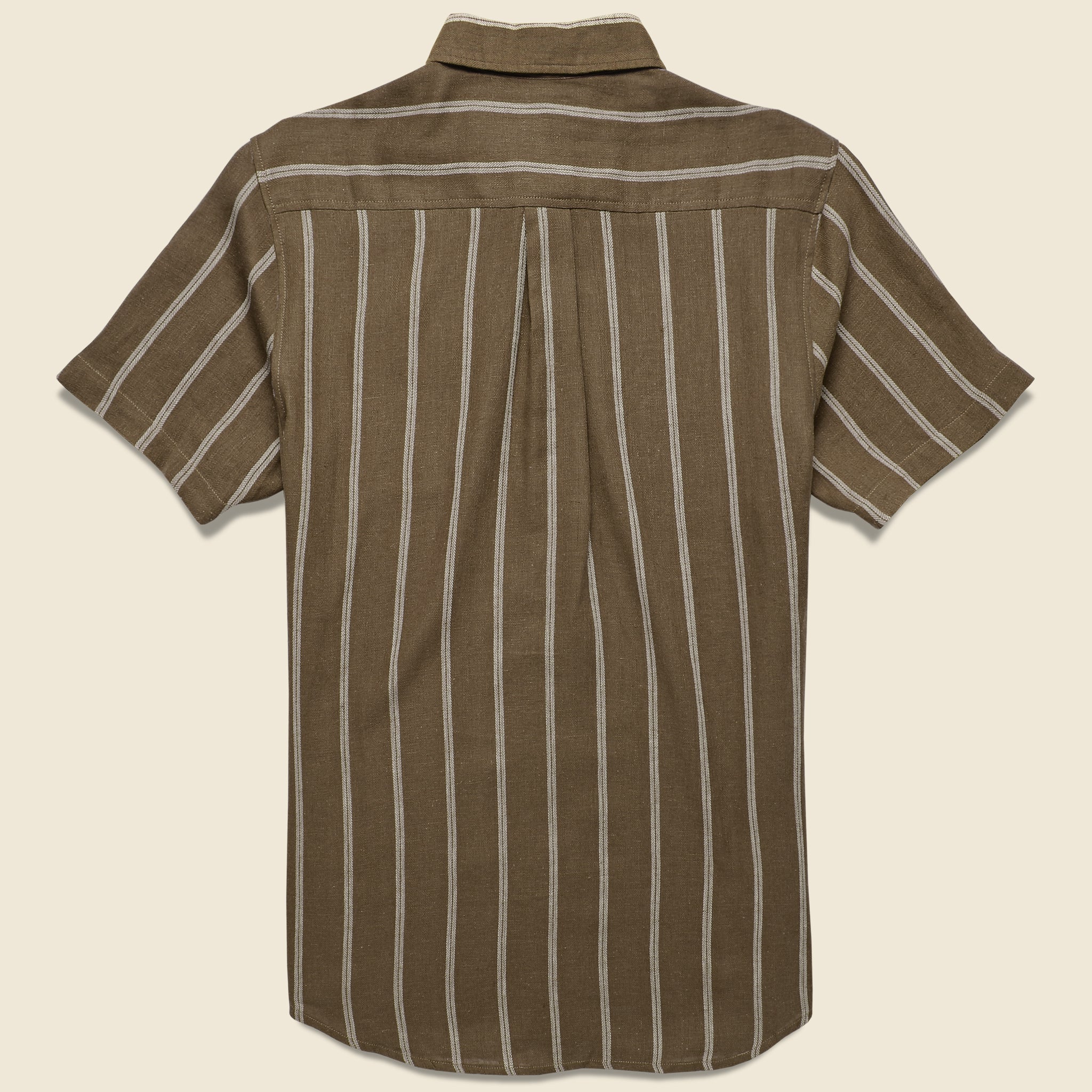 Alan Shirt - Bark - Katin - STAG Provisions - Tops - S/S Woven - Stripe