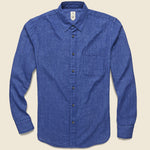 Vintage Double Gauze Shirt - Dark Indigo - KATO - STAG Provisions - Tops - L/S Woven - Solid