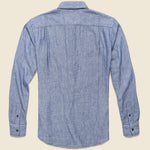 Vintage Double Gauze Shirt - Light Indigo - KATO - STAG Provisions - Tops - L/S Woven - Solid