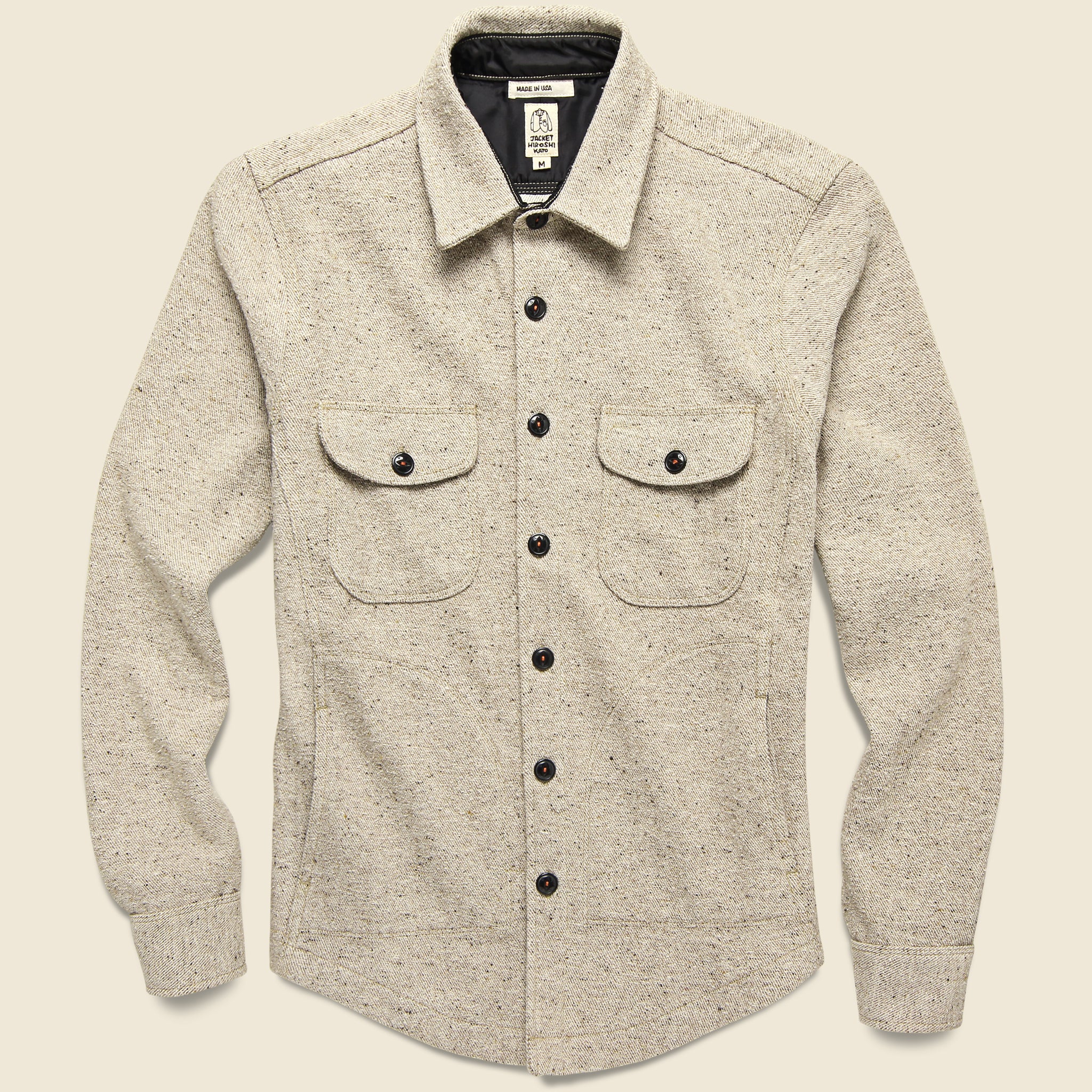 Anvil Shirt Jacket - Light Brown Dobby - KATO - STAG Provisions - Outerwear - Shirt Jacket
