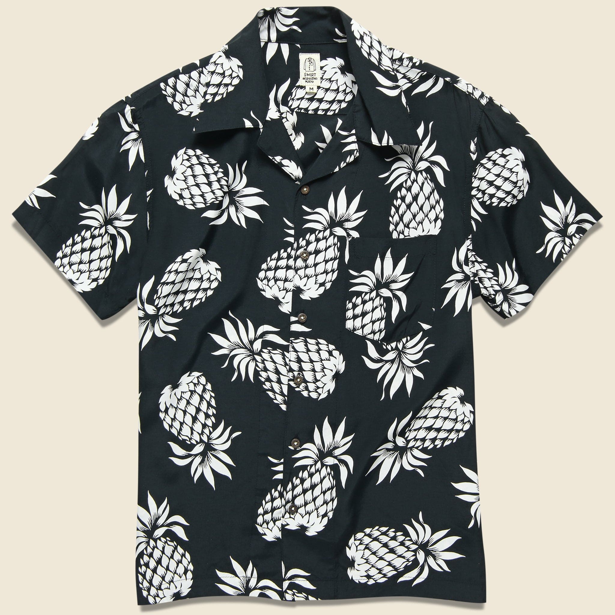 Wrench Aloha Shirt - Black - KATO - STAG Provisions - Tops - S/S Woven - Floral