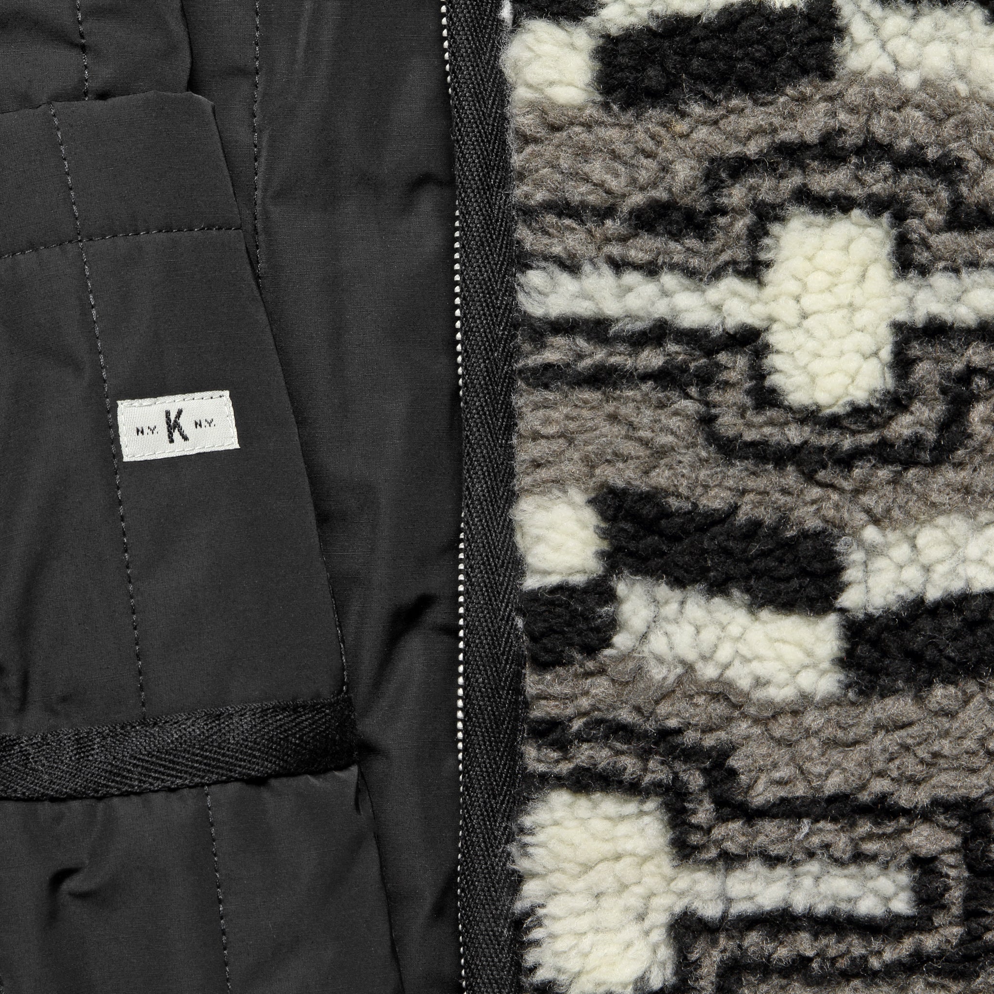 
                          Reverse Zip Pile &amp; Quilt Jacket - Grey - Knickerbocker - STAG Provisions - Outerwear - Coat / Jacket
                        