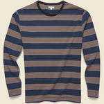 Heavyweight Mojave Tee - Navy/Brown - Knickerbocker - STAG Provisions - Tops - L/S Tee