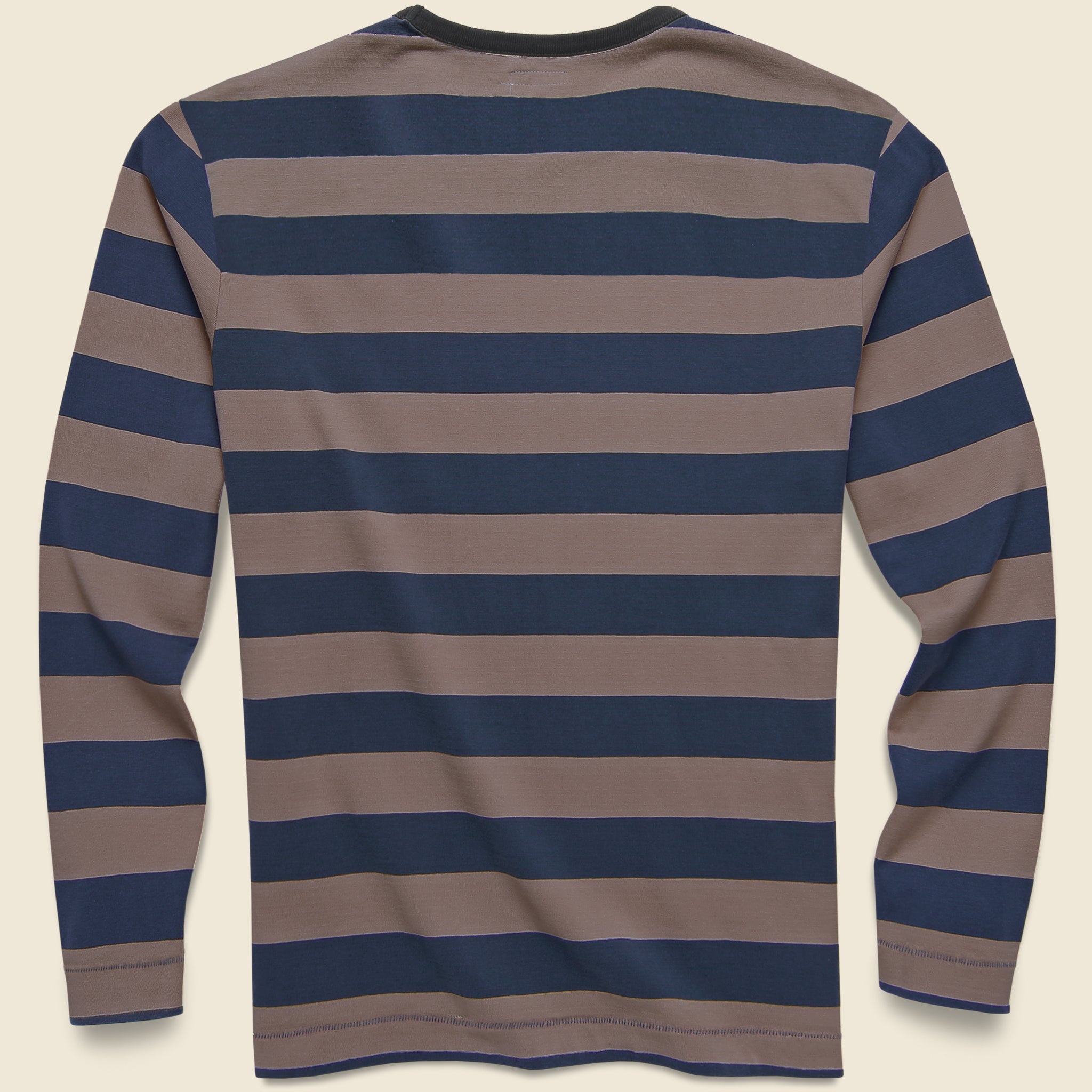 Heavyweight Mojave Tee - Navy/Brown - Knickerbocker - STAG Provisions - Tops - L/S Tee