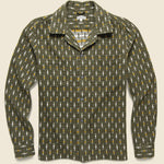 Game Camp Shirt - Moss - Knickerbocker - STAG Provisions - Tops - L/S Woven - Other Pattern