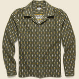 Game Camp Shirt - Moss - Knickerbocker - STAG Provisions - Tops - L/S Woven - Other Pattern