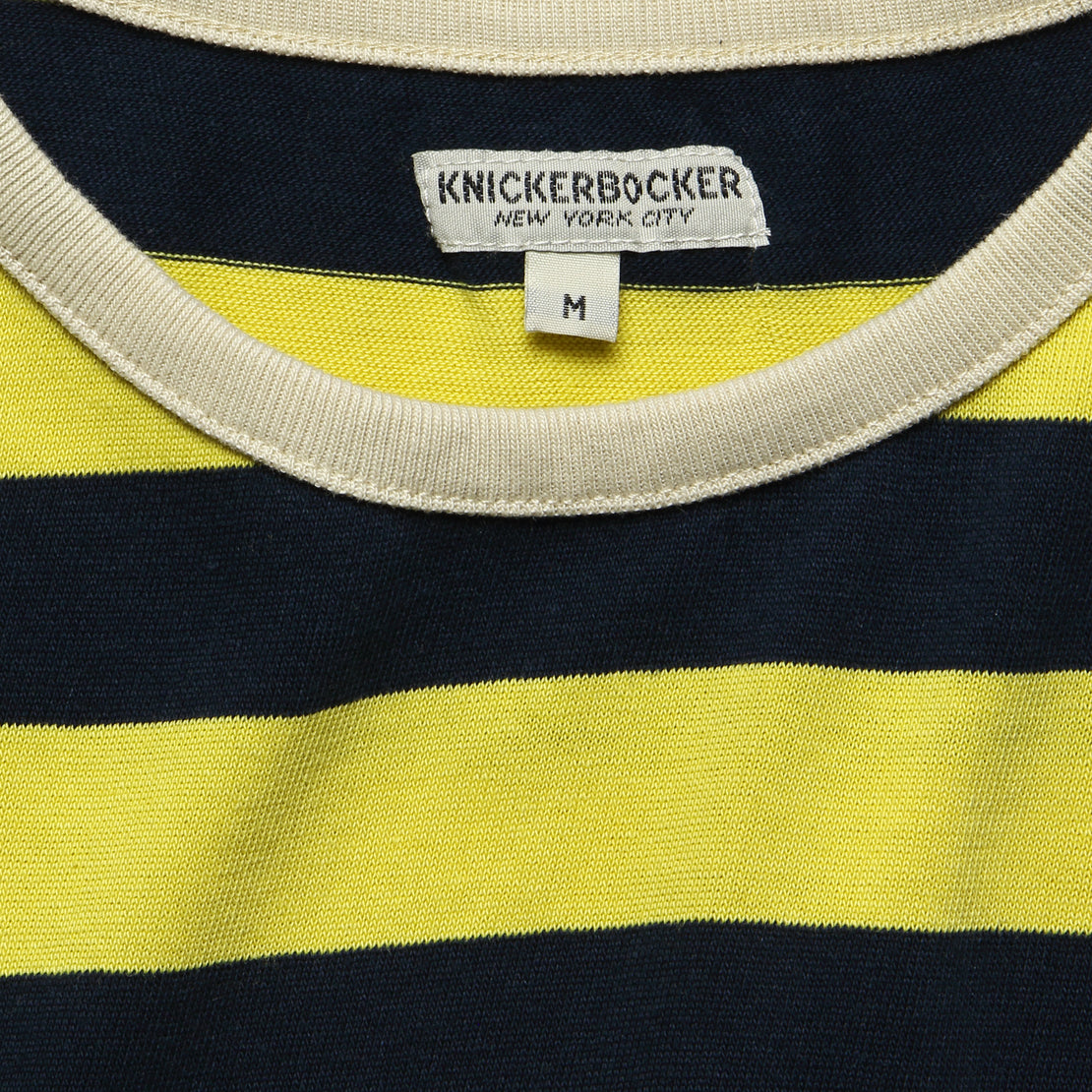 Mojave Striped Tee - Yellow/Blue - Knickerbocker - STAG Provisions - Tops - S/S Tee
