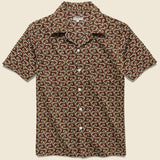 Comma Camp Shirt - Tripper Rust - Knickerbocker - STAG Provisions - Tops - S/S Woven - Other Pattern