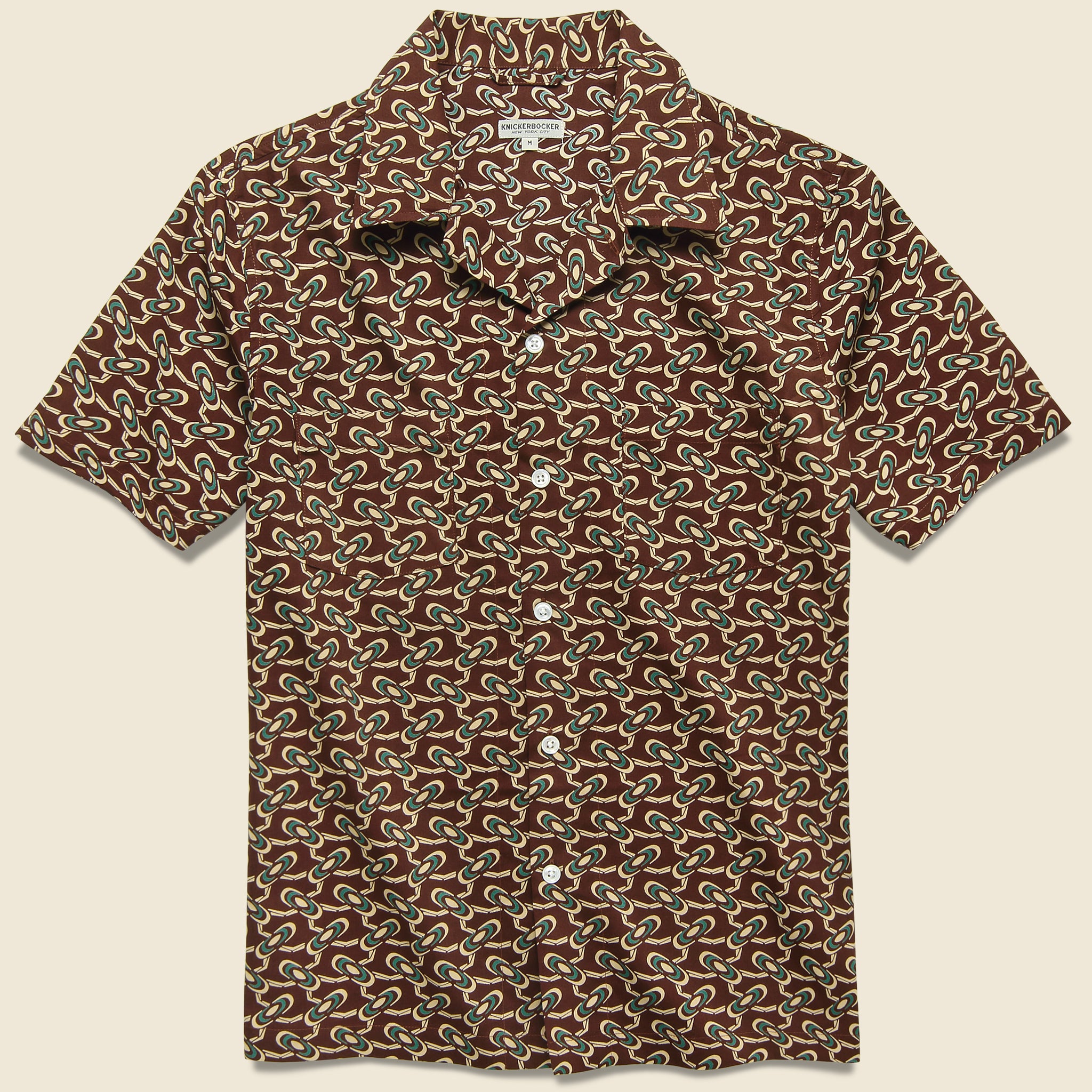 Comma Camp Shirt - Tripper Rust - Knickerbocker - STAG Provisions - Tops - S/S Woven - Other Pattern