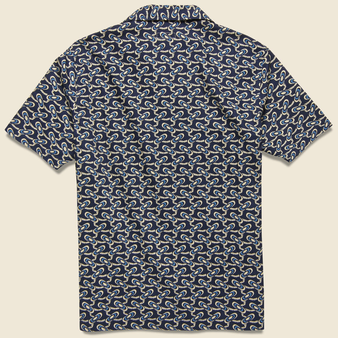 Comma Camp Shirt - Tripper Navy - Knickerbocker - STAG Provisions - Tops - S/S Woven - Other Pattern