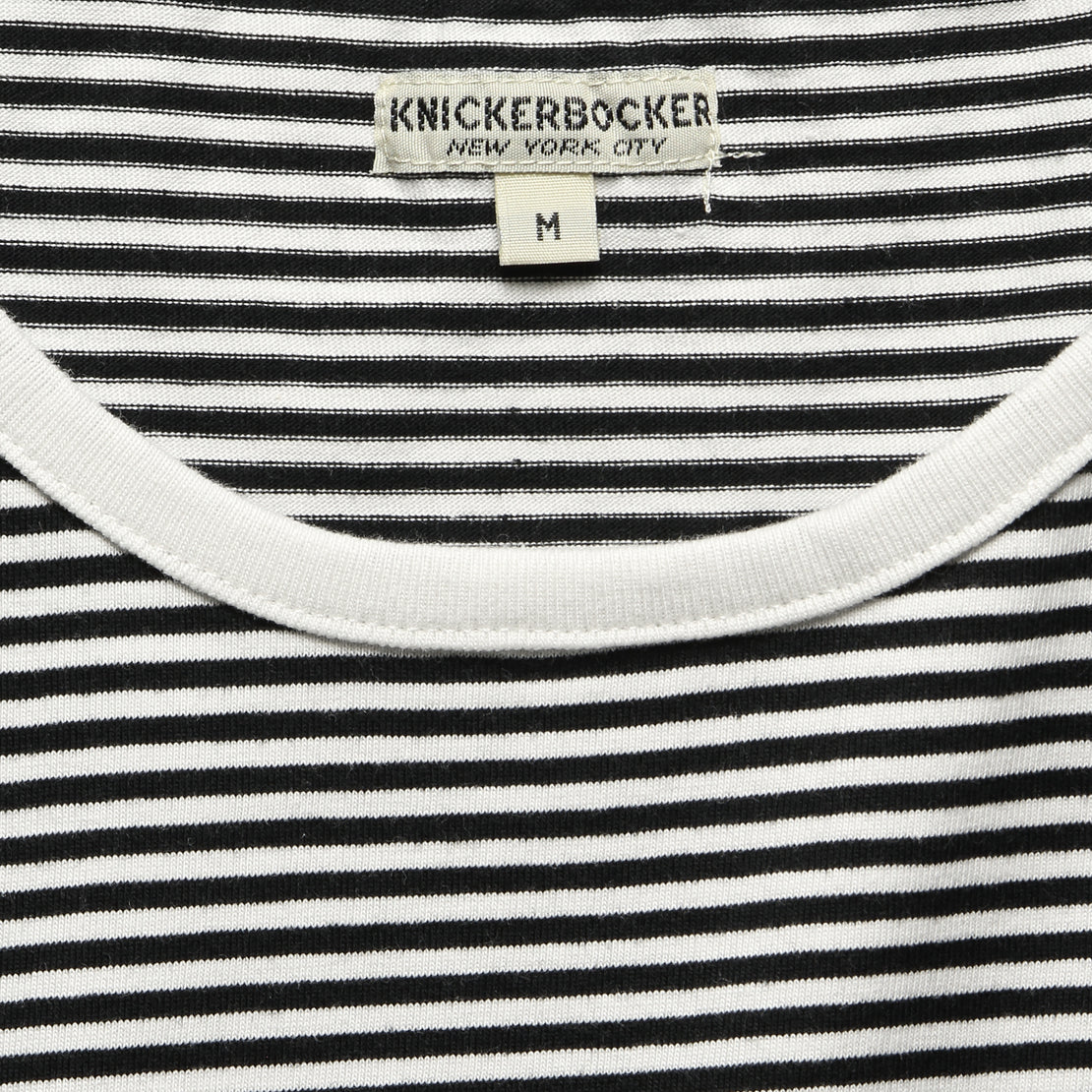 Mod Striped Tee - White/Black - Knickerbocker - STAG Provisions - Tops - S/S Tee