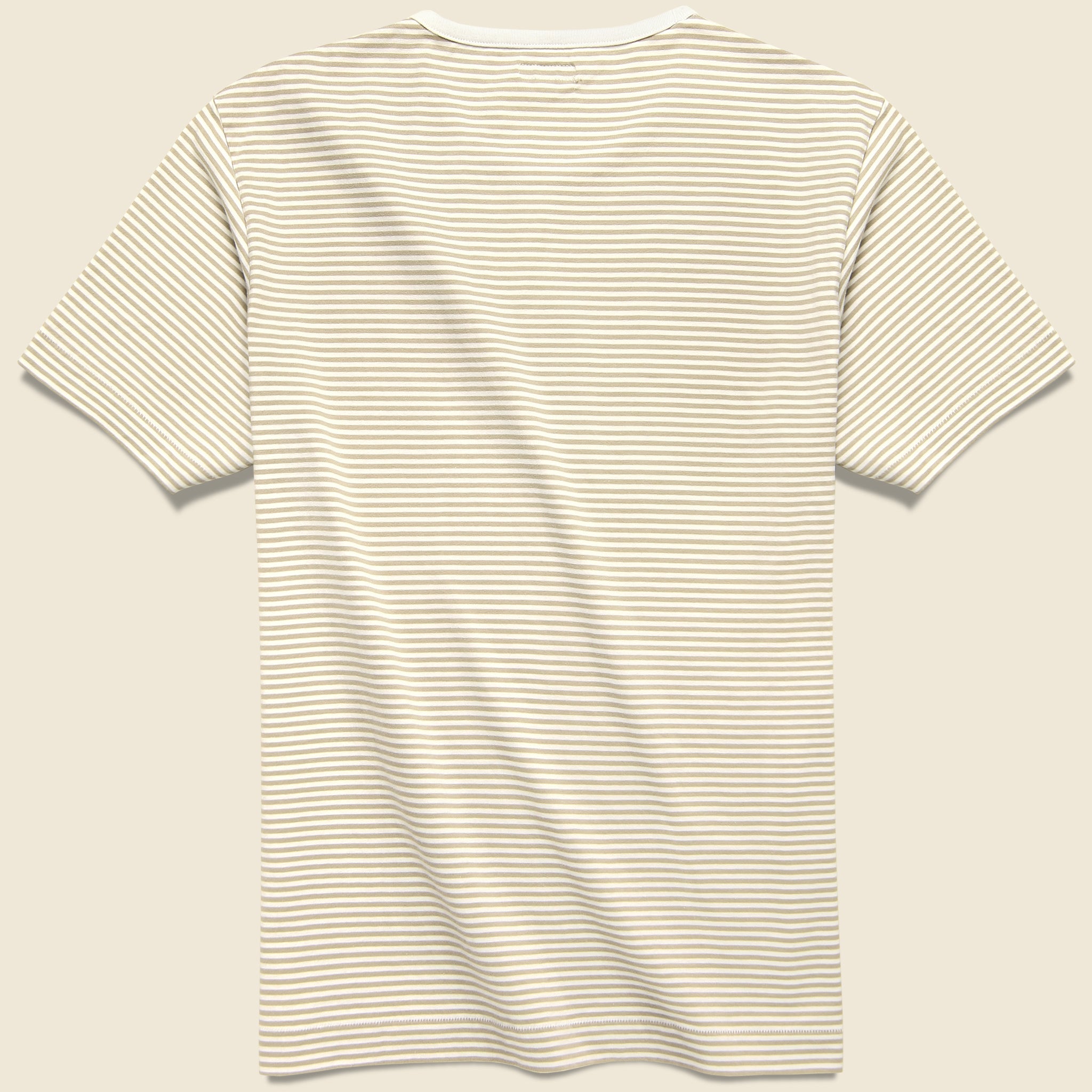 
                          Mod Striped Tee - White/Tan - Knickerbocker - STAG Provisions - Tops - S/S Tee
                        