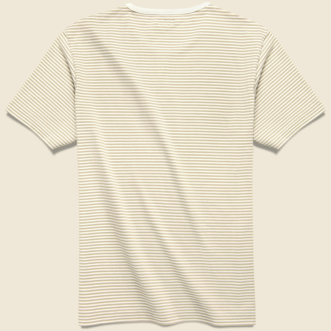 Mod Striped Tee - White/Tan - Knickerbocker - STAG Provisions - Tops - S/S Tee