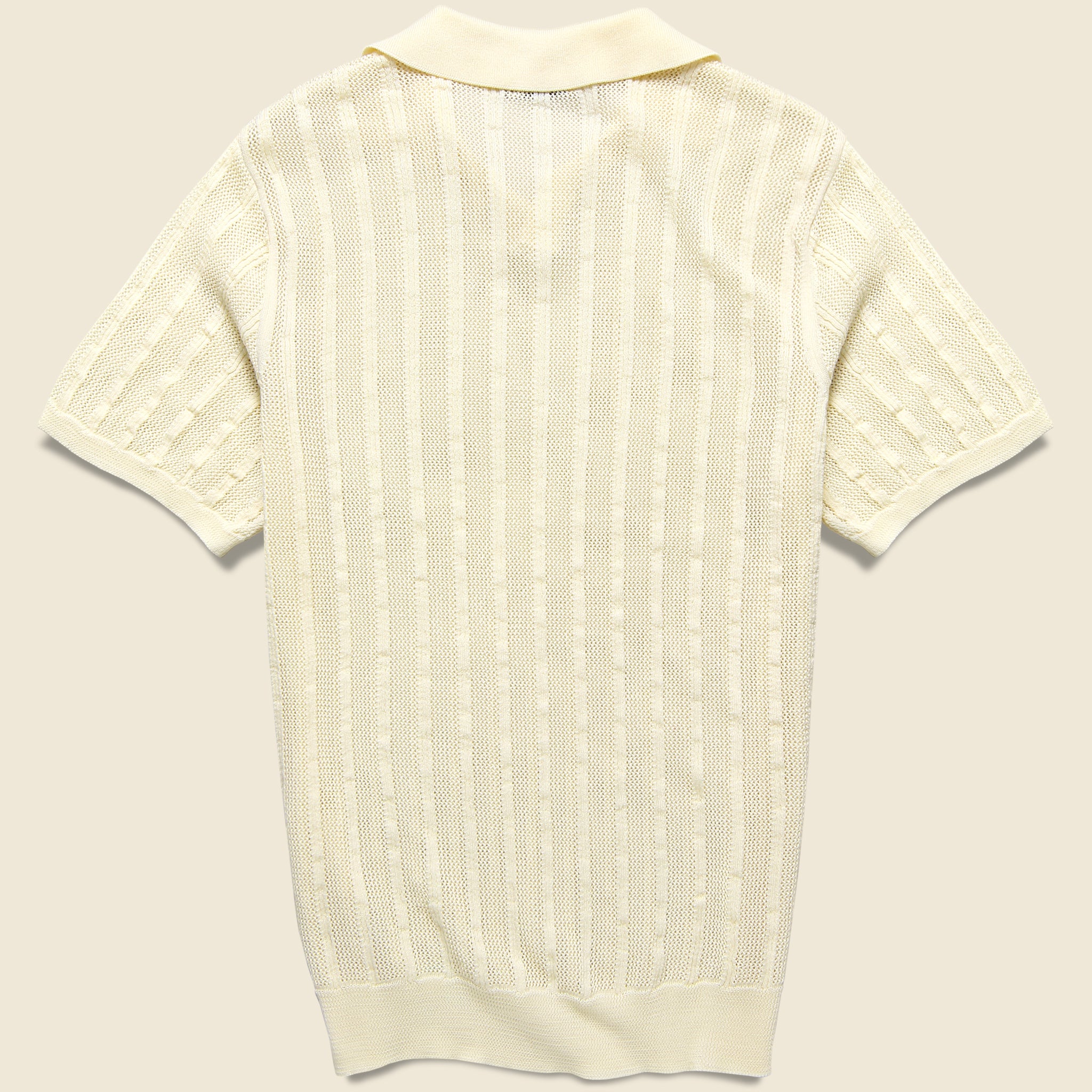 
                          Garden Polo - Natural - Knickerbocker - STAG Provisions - Tops - S/S Knit
                        