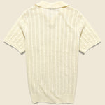 Garden Polo - Natural - Knickerbocker - STAG Provisions - Tops - S/S Knit