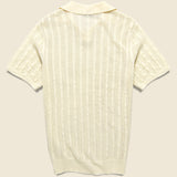 Garden Polo - Natural - Knickerbocker - STAG Provisions - Tops - S/S Knit