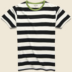 Mojave Striped Tee - White/Black - Knickerbocker - STAG Provisions - Tops - S/S Tee