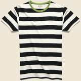 Mojave Striped Tee - White/Black - Knickerbocker - STAG Provisions - Tops - S/S Tee
