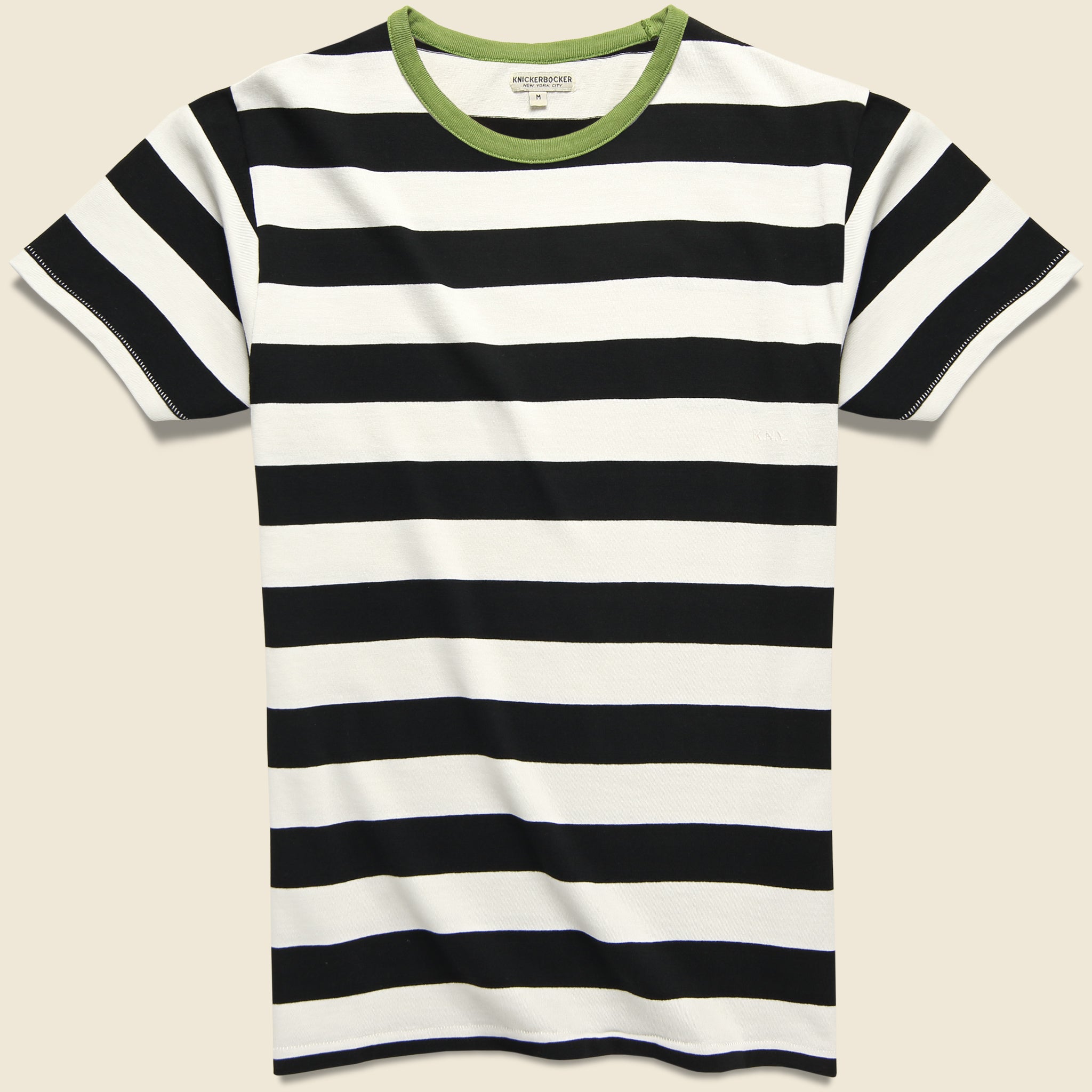 Mojave Striped Tee - White/Black - Knickerbocker - STAG Provisions - Tops - S/S Tee