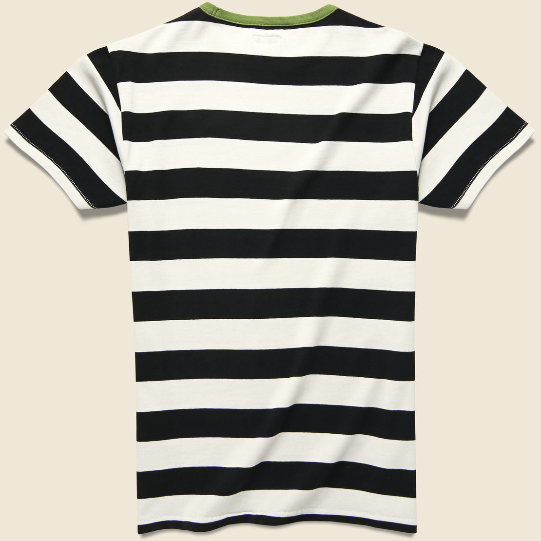Mojave Striped Tee - White/Black - Knickerbocker - STAG Provisions - Tops - S/S Tee