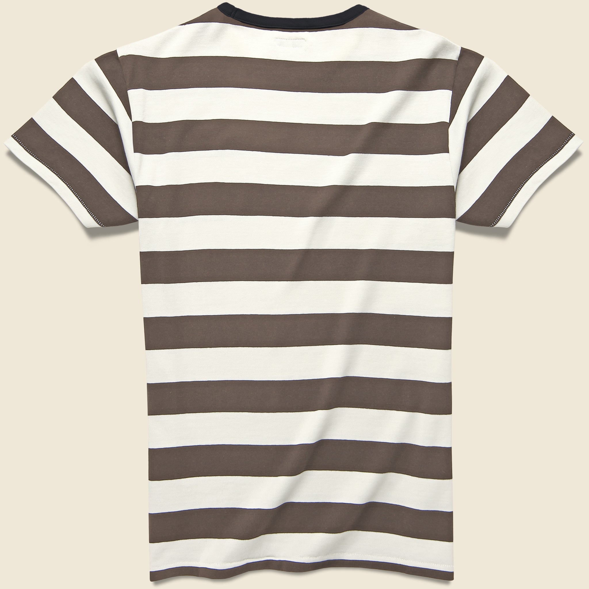 
                          Mojave Striped Tee - White/Brown - Knickerbocker - STAG Provisions - Tops - S/S Tee
                        