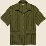Hemingway Shirt - Olive - Knickerbocker - STAG Provisions - Tops - S/S Woven - Other Pattern
