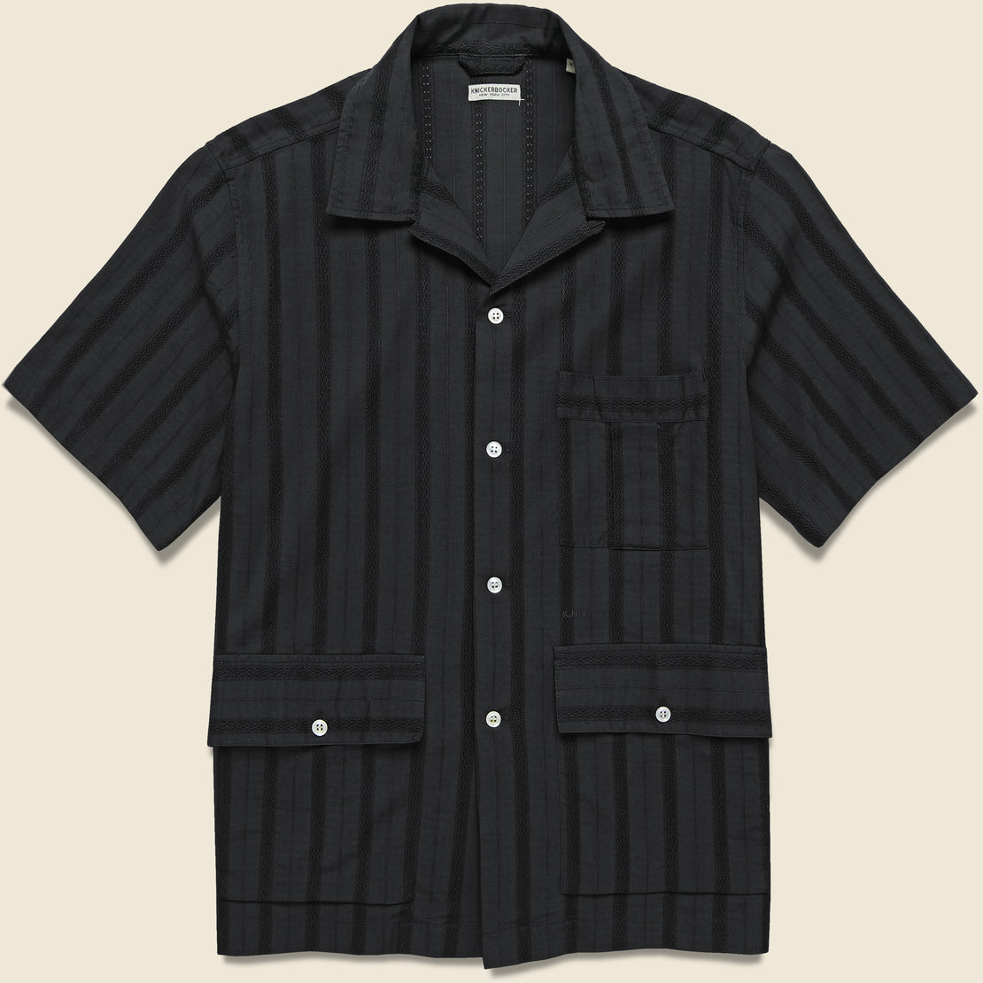Knickerbocker Hemingway Shirt - Black