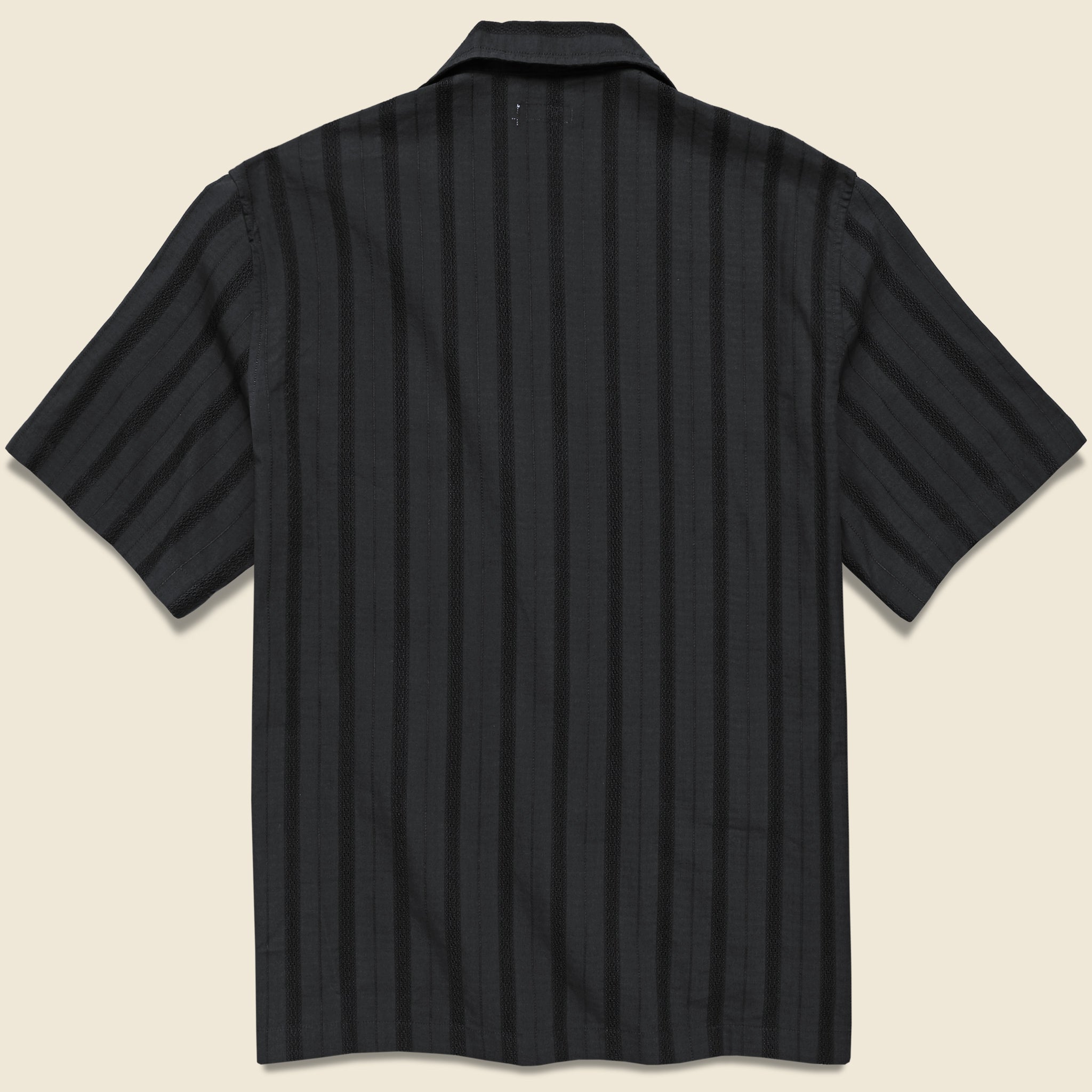 Hemingway Shirt - Black - Knickerbocker - STAG Provisions - Tops - S/S Woven - Other Pattern