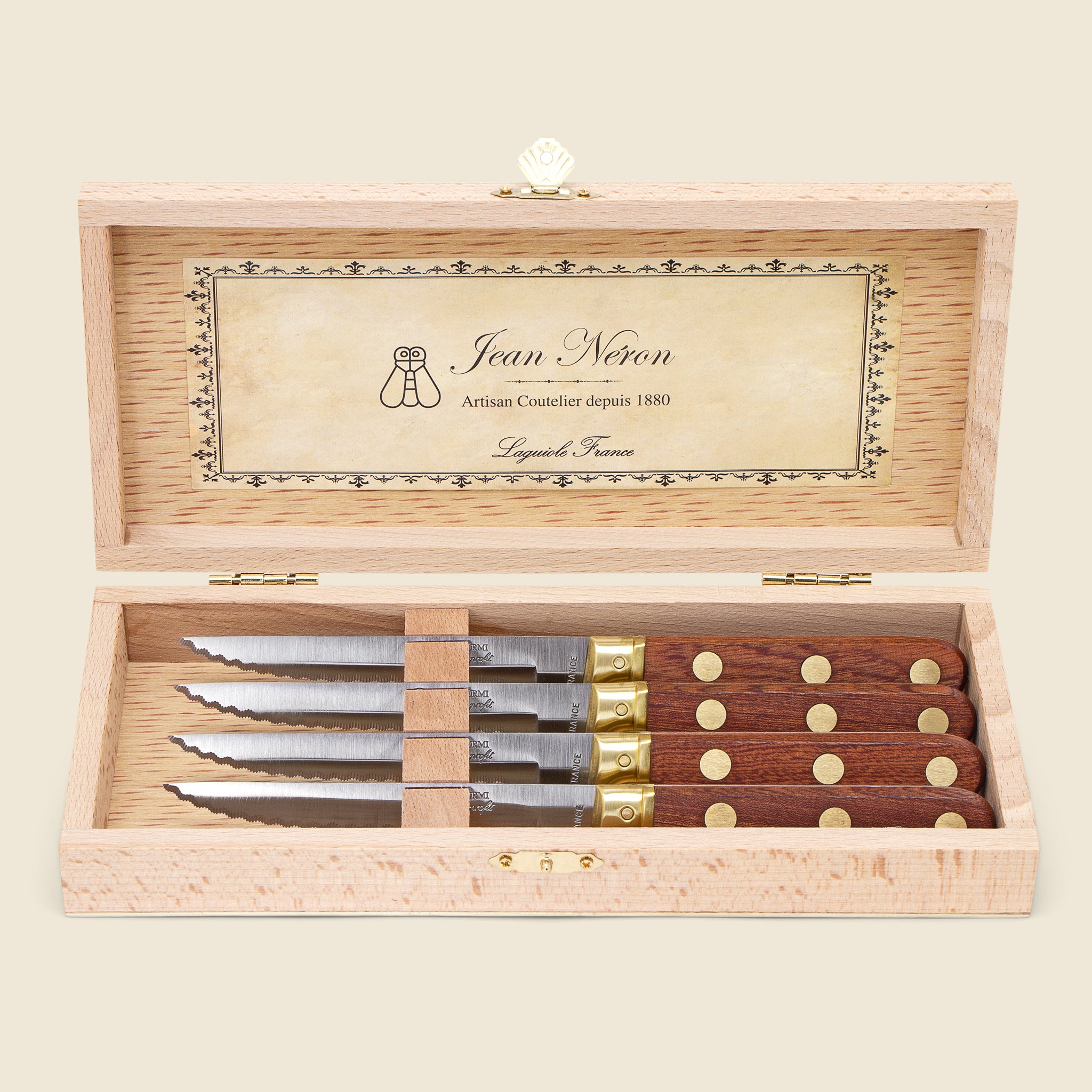 Rubberwood Steak Knife Set - Home - STAG Provisions - Home - Kitchen - Tabletop