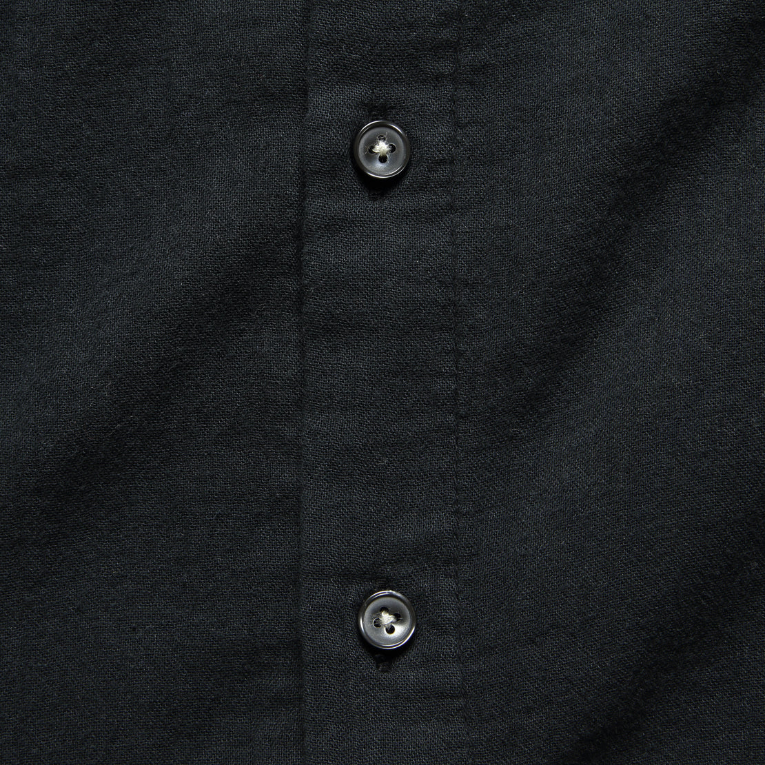 Vintage Double Gauze Shirt - Black