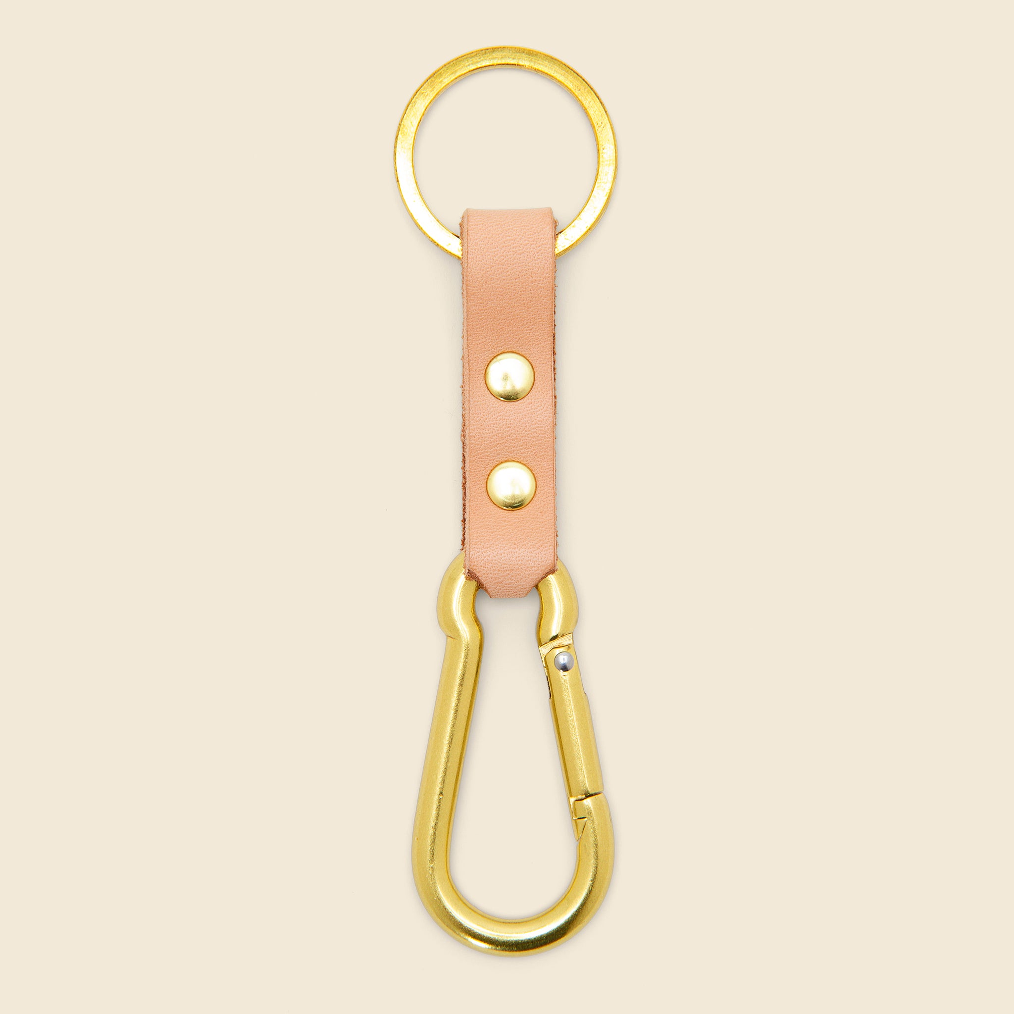 Carabiner Key Chain - Natural - Son of a Sailor - STAG Provisions - Accessories - Key Chains