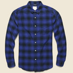 Lumberjack Flannel - Blue Jay - Life After Denim - STAG Provisions - Tops - L/S Woven - Plaid