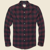 Lumberjack Flannel - Little Burgundy - Life After Denim - STAG Provisions - Tops - L/S Woven - Plaid