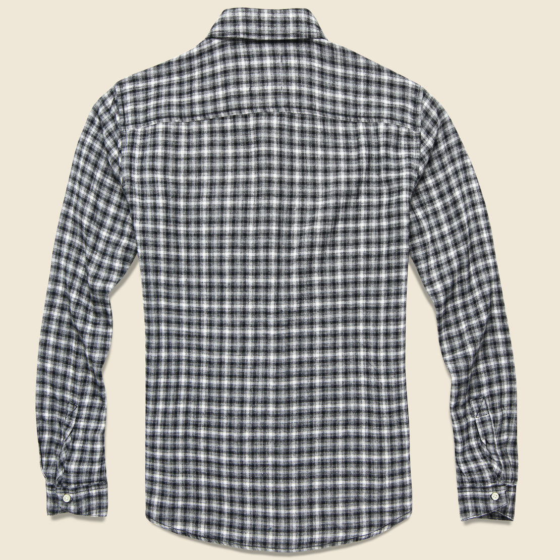 Sherbrooke Flannel - White - Life After Denim - STAG Provisions - Tops - L/S Woven - Plaid