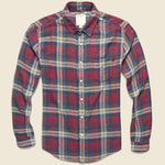 Aurora Shirt - Space Jam Red - Life After Denim - STAG Provisions - Tops - L/S Woven - Plaid