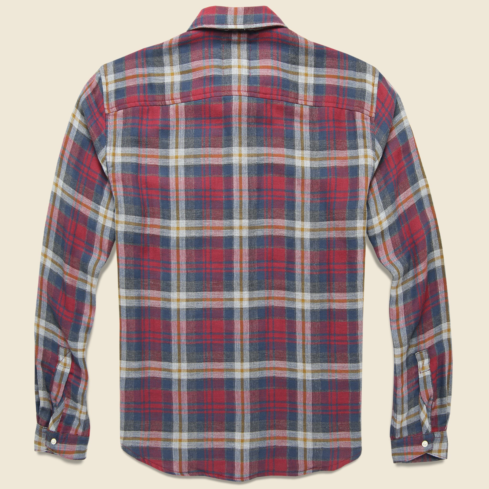 
                          Aurora Shirt - Space Jam Red - Life After Denim - STAG Provisions - Tops - L/S Woven - Plaid
                        