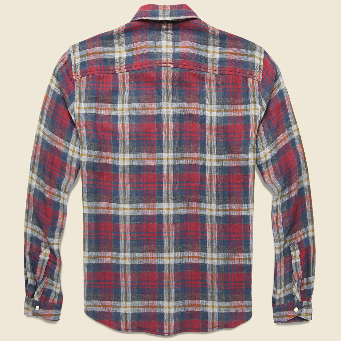 Aurora Shirt - Space Jam Red - Life After Denim - STAG Provisions - Tops - L/S Woven - Plaid
