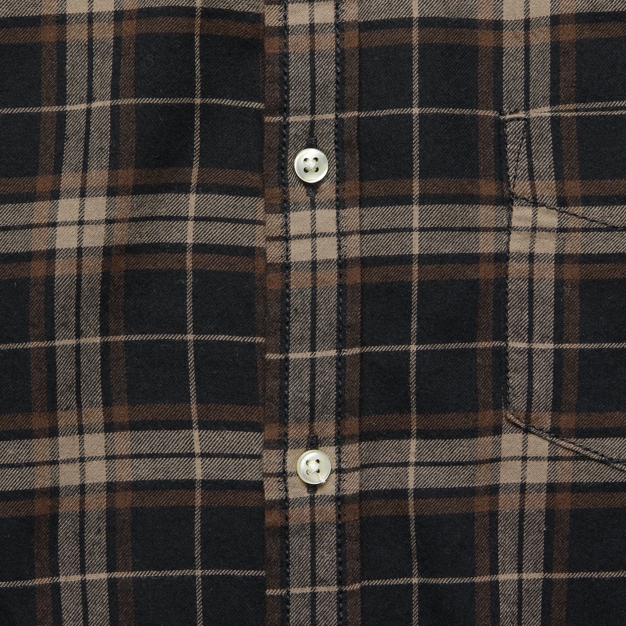 Tartan Shirt - Black - Life After Denim - STAG Provisions - Tops - L/S Woven - Plaid